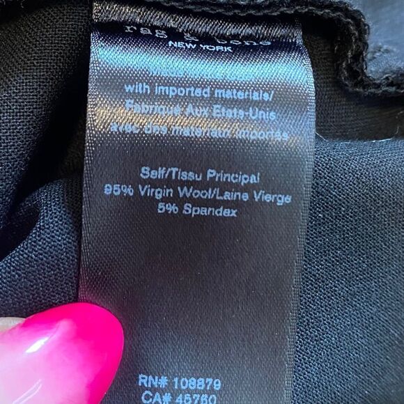 𝅺RAG & Bone Fit 2 Chino  Mens Wool Stretch Pants - Picture 11 of 11